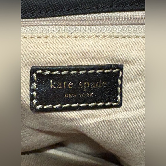 Kate Spade Black Canvas Tote with Leather Trim - Picture 11 of 14
